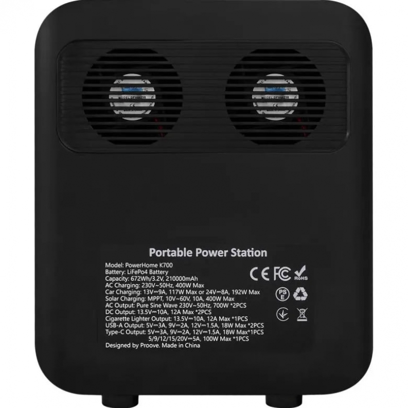 Зарядна станція Proove PowerHome K700, 700W/678Wh, фото 5