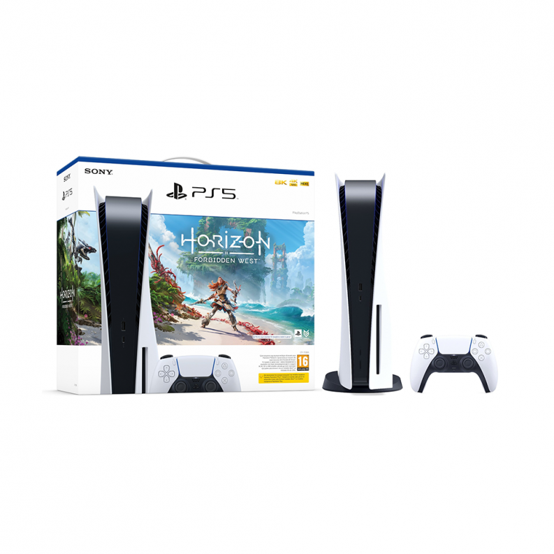 Sony PlayStation 5 + Horizon: Forbidden West PS5, фото 3