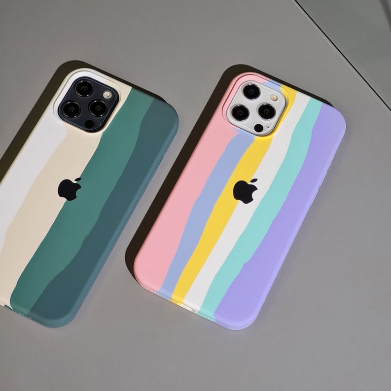 Чохол Rainbow Silicone Case iPhone 12/12 Pro, фото 8