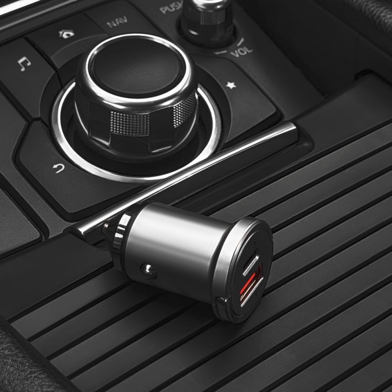 АЗП Proove Viraty Car Charger 45W (QC+PD) Type-C + USB, фото 5