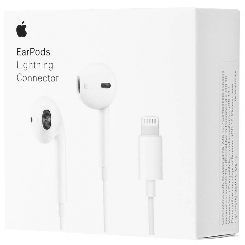 Навушники EarPods with Lightning Connector A+ quality, фото 4