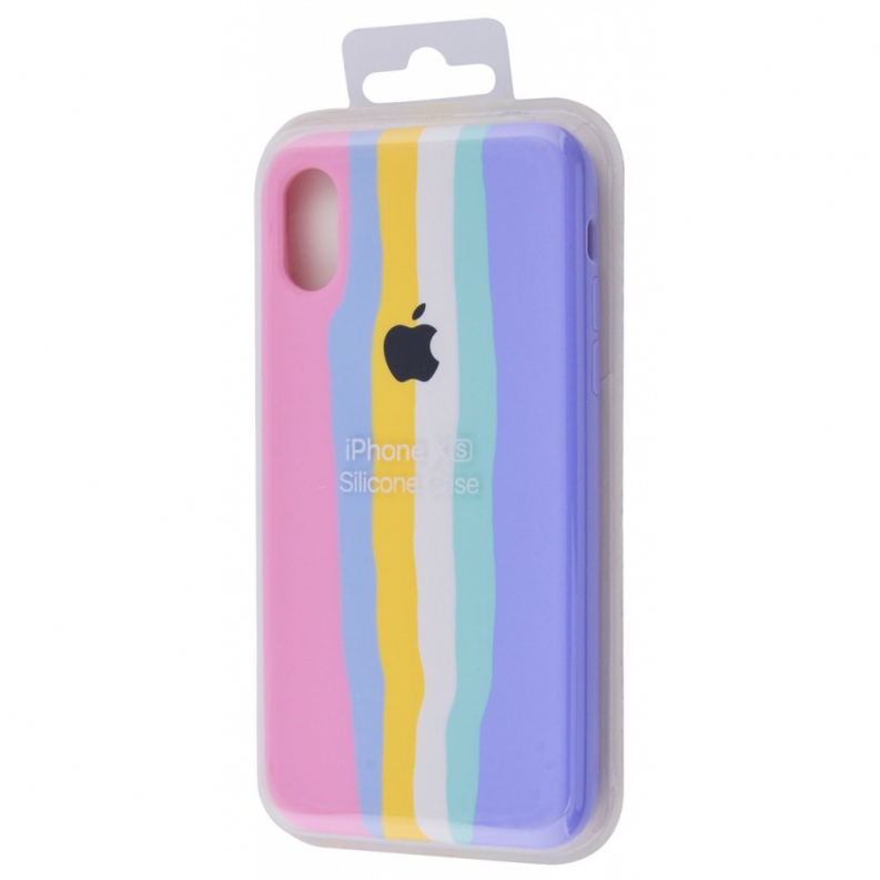 Чохол Rainbow Silicone Case iPhone Xs Max, фото 3