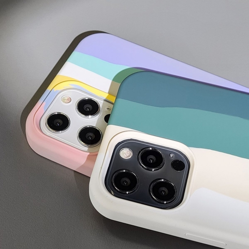 Чохол Rainbow Silicone Case iPhone Xs Max, фото 7