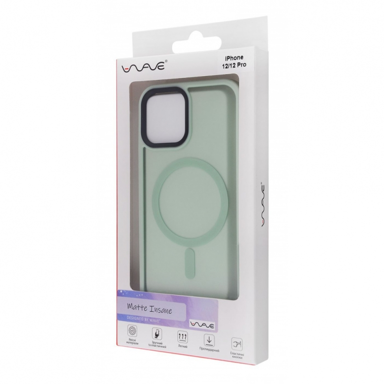 Чохол WAVE Matte Insane Case with MagSafe iPhone 12/12 Pro, фото 4