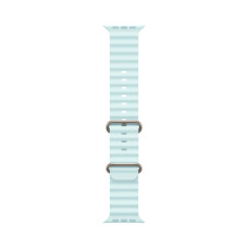 Apple Ocean Band Ice Blue - Natural Titanium Finish 44/45/46/49mm (MXTF3)