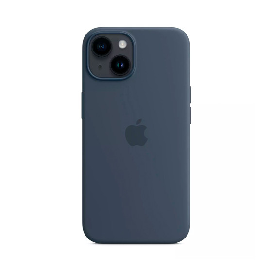 iPhone 14 Silicone Case with MagSafe - Storm Blue (MPRV3)