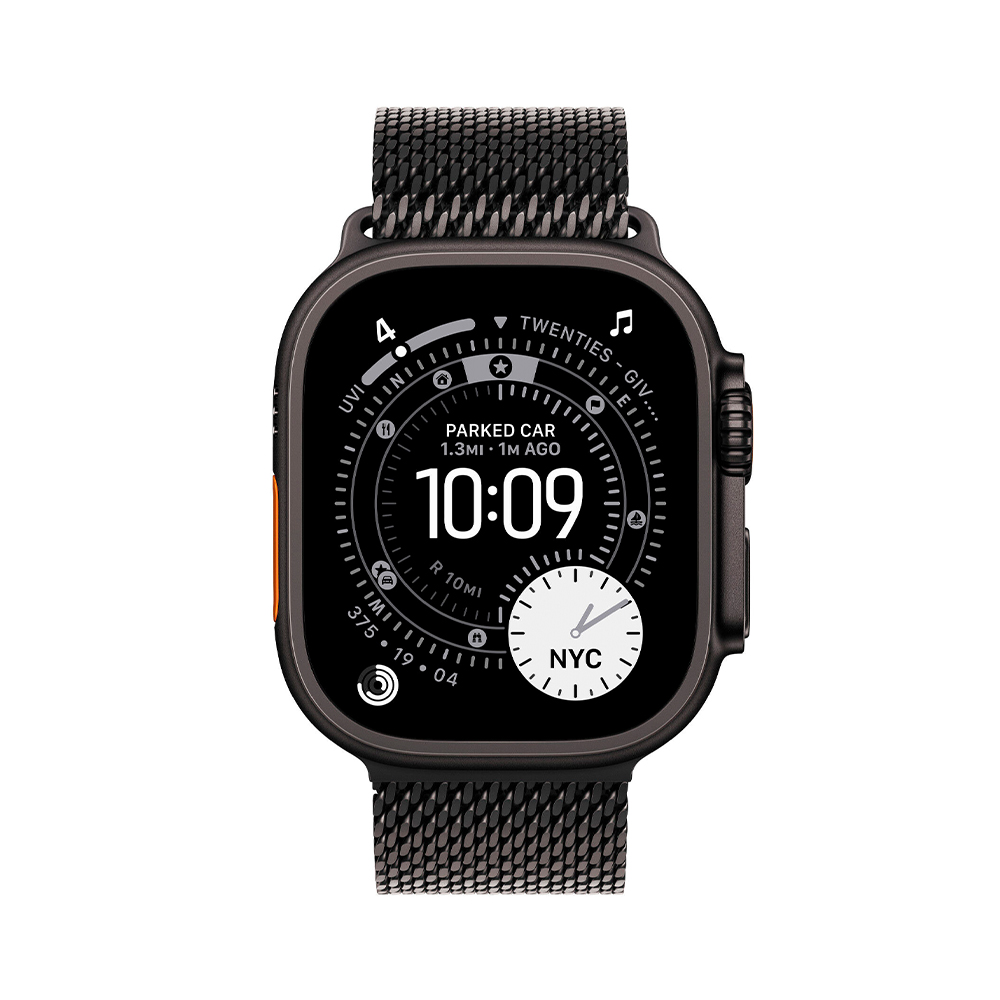 Apple Watch Milanese Loop Black Titanium 44/45/46/49mm - Medium (MXKG3)