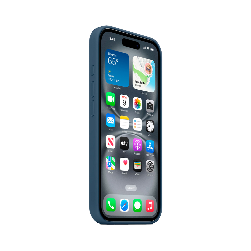 iPhone 16 Silicone Case with MagSafe - Denim (MYY23)
