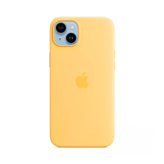 iPhone 14 Plus Silicone Case with MagSafe - Sunglow (MPTD3)