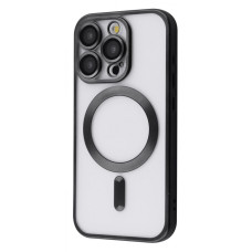 Чехол Metal Matte Case with Magnetic Ring iPhone 16 Pro black titanium