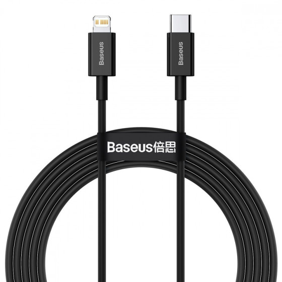 Кабель Baseus Superior Series Fast Charging Type-C to Lightning PD 20W (1m) black