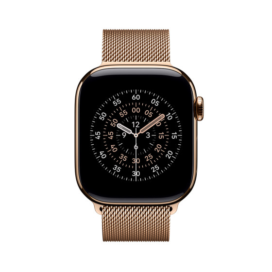 Apple Watch Milanese Loop 44mm/45mm/46mm/49mm Gold M/L (MXMR3)