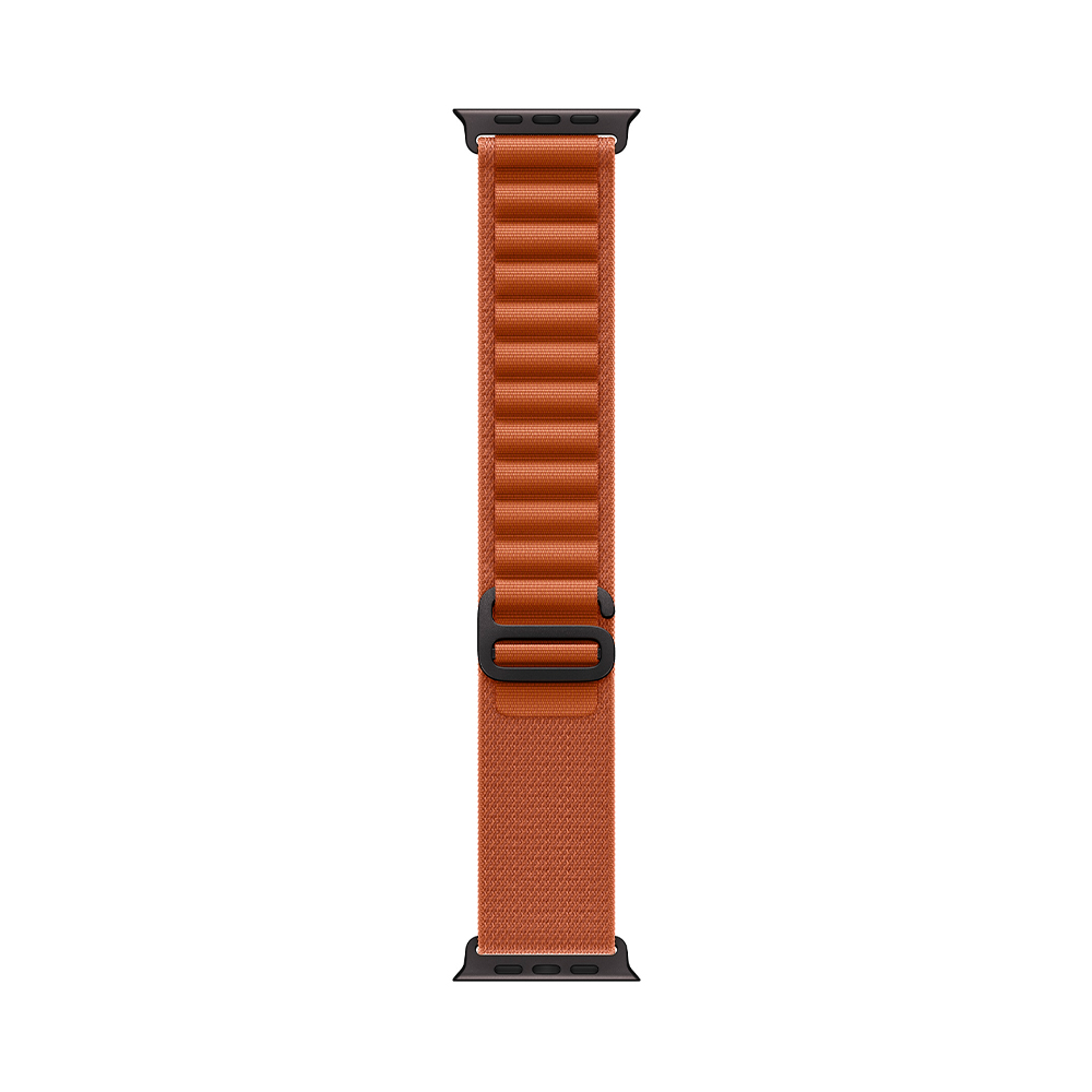 Apple Alpine Loop Band Small для Watch 49mm - Black Titanium Finish - Tan (MYQ03)