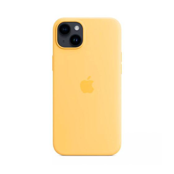 iPhone 14 Plus Silicone Case with MagSafe - Sunglow (MPTD3)