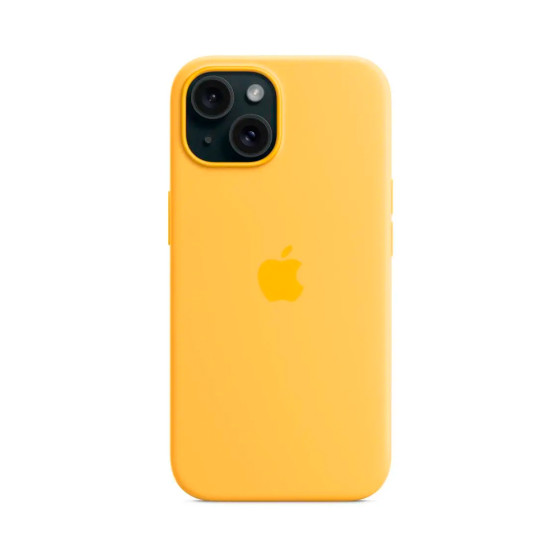 iPhone 15 Silicone Case with MagSafe - Sunshine (MWNA3)
