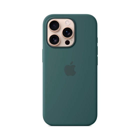 iPhone 16 Pro Silicone Case with MagSafe - Lake Green (MYYR3)