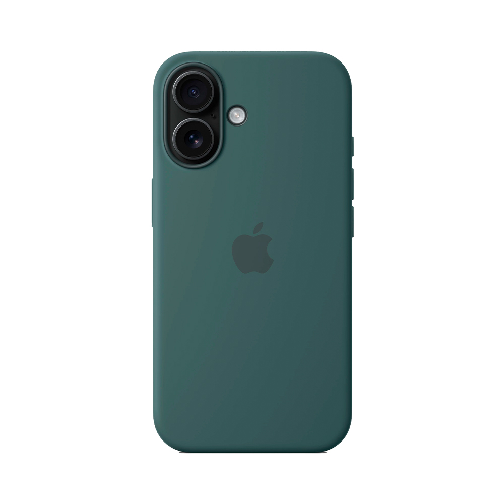 iPhone 16 Silicone Case с MagSafe - Lake Green (MYY83)