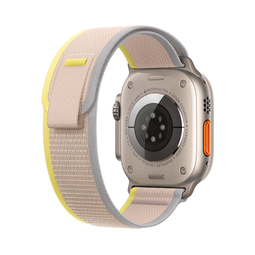 Apple Trail Loop Band S/M для Watch 49mm - Yellow/Beige (MQEG3)