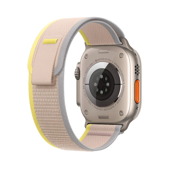 Apple Trail Loop Band S/M для Watch 49mm - Yellow/Beige (MQEG3)