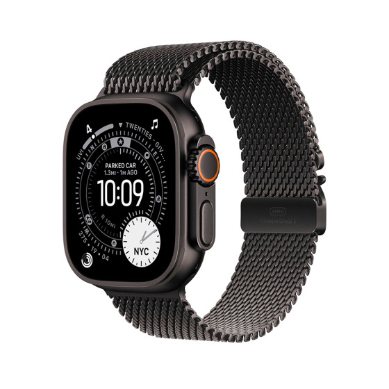 Apple Watch Milanese Loop Black Titanium 44/45/46/49mm - Large (MXKH3)