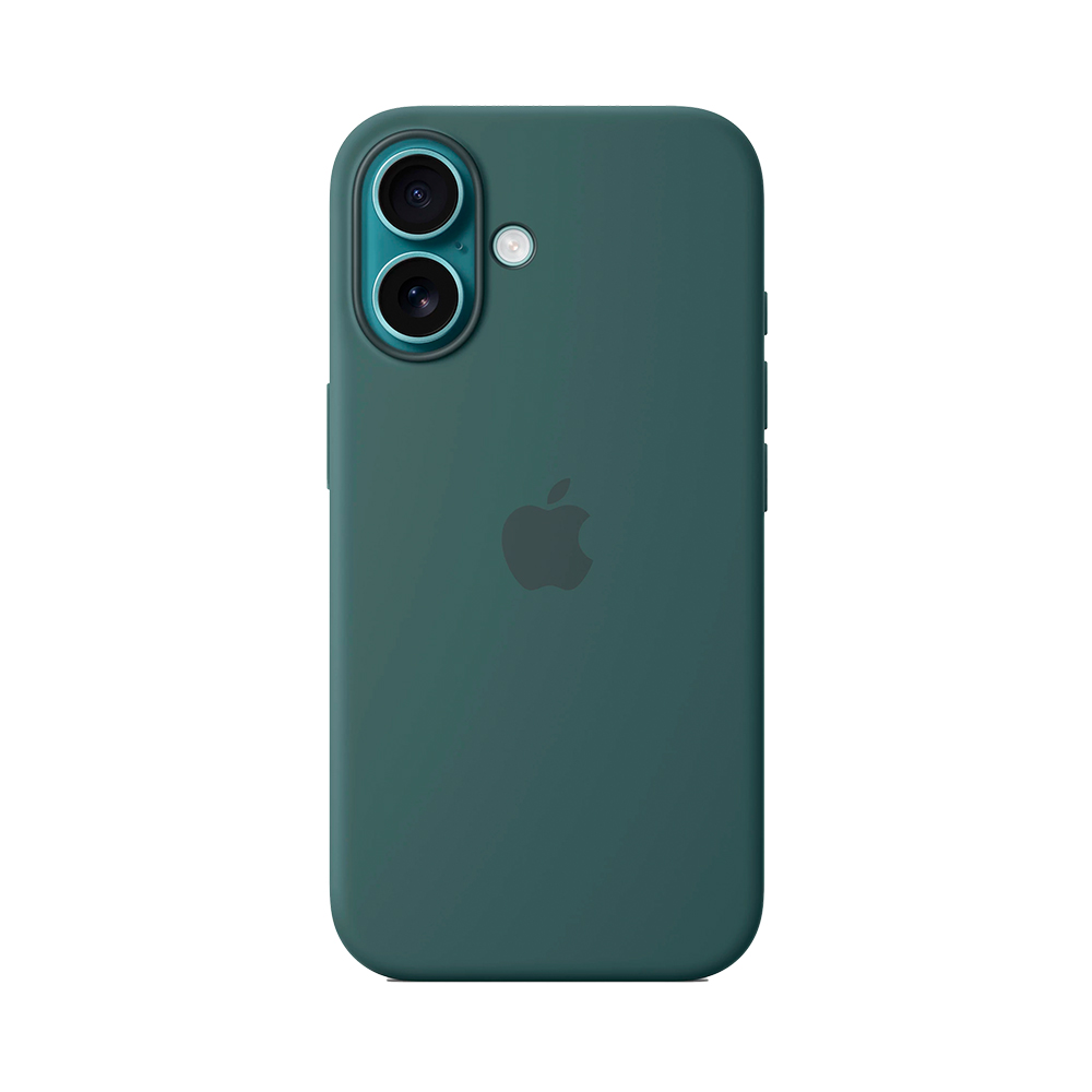 iPhone 16 Silicone Case с MagSafe - Lake Green (MYY83)