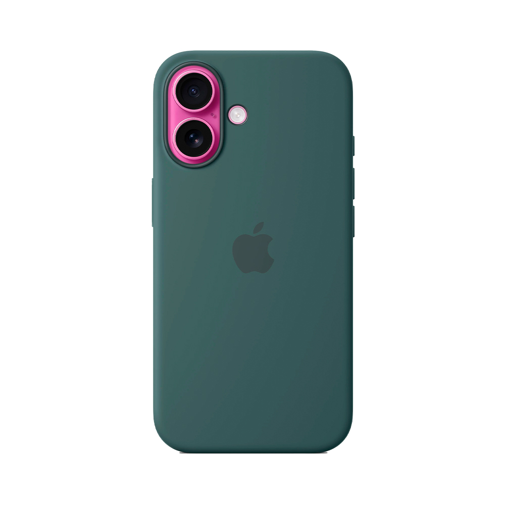 iPhone 16 Silicone Case с MagSafe - Lake Green (MYY83)