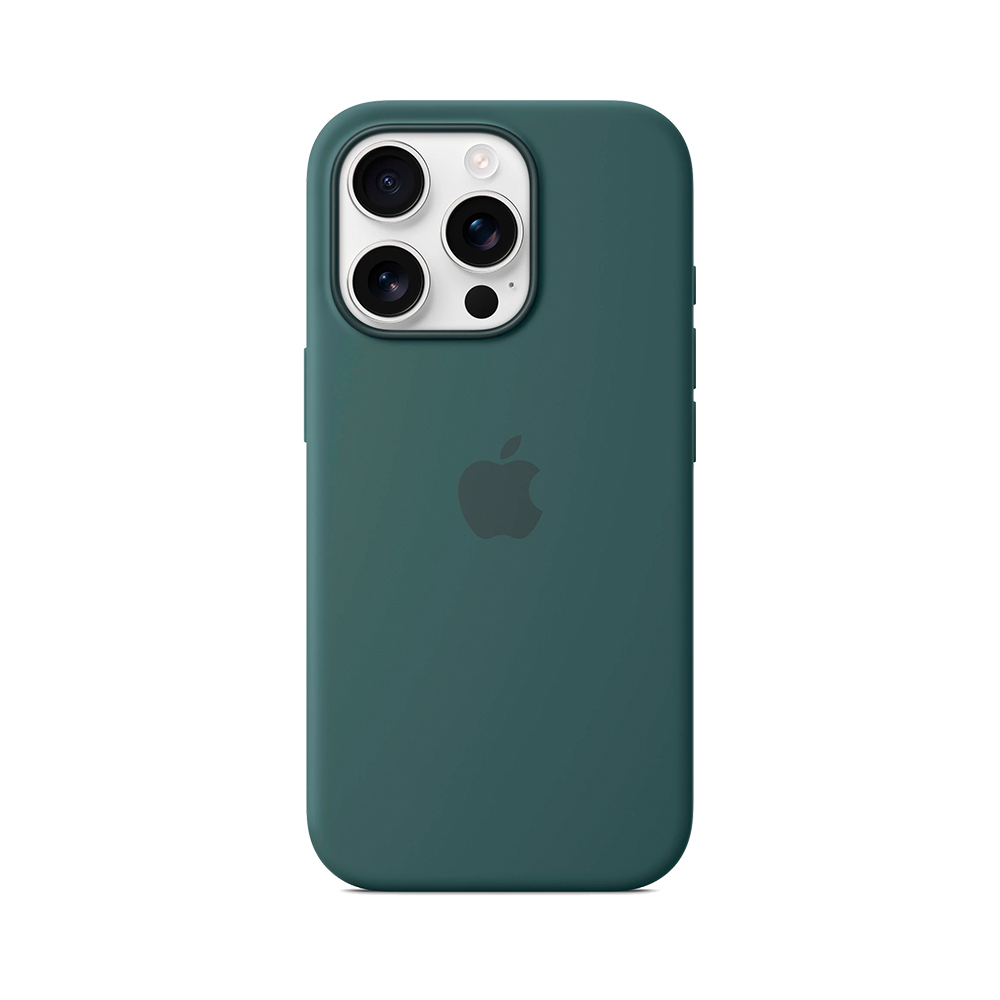 iPhone 16 Pro Silicone Case with MagSafe - Lake Green (MYYR3)