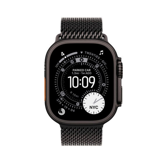 Apple Watch Milanese Loop Black Titanium 44/45/46/49mm - Large (MXKH3)