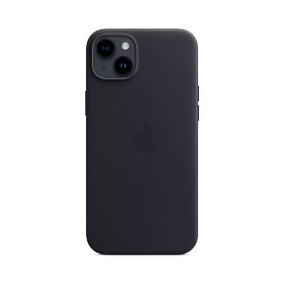 iPhone 14 Plus Leather Case with MagSafe - Midnight (MPP93)