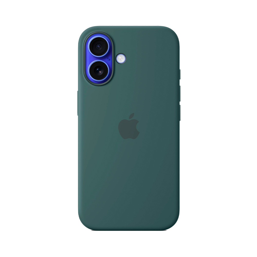 iPhone 16 Silicone Case с MagSafe - Lake Green (MYY83)