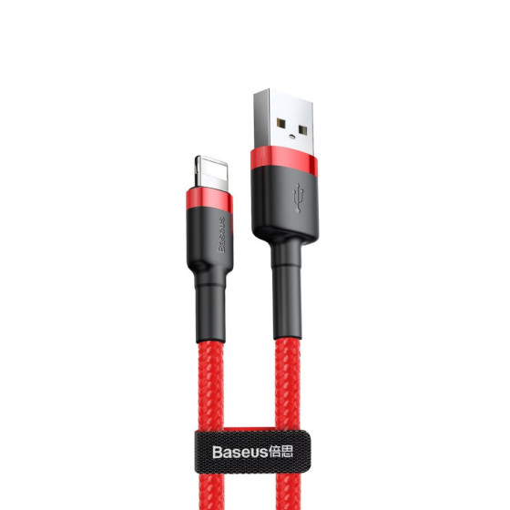 Кабель Baseus Cafule Lightning Cable 2A (3m) red