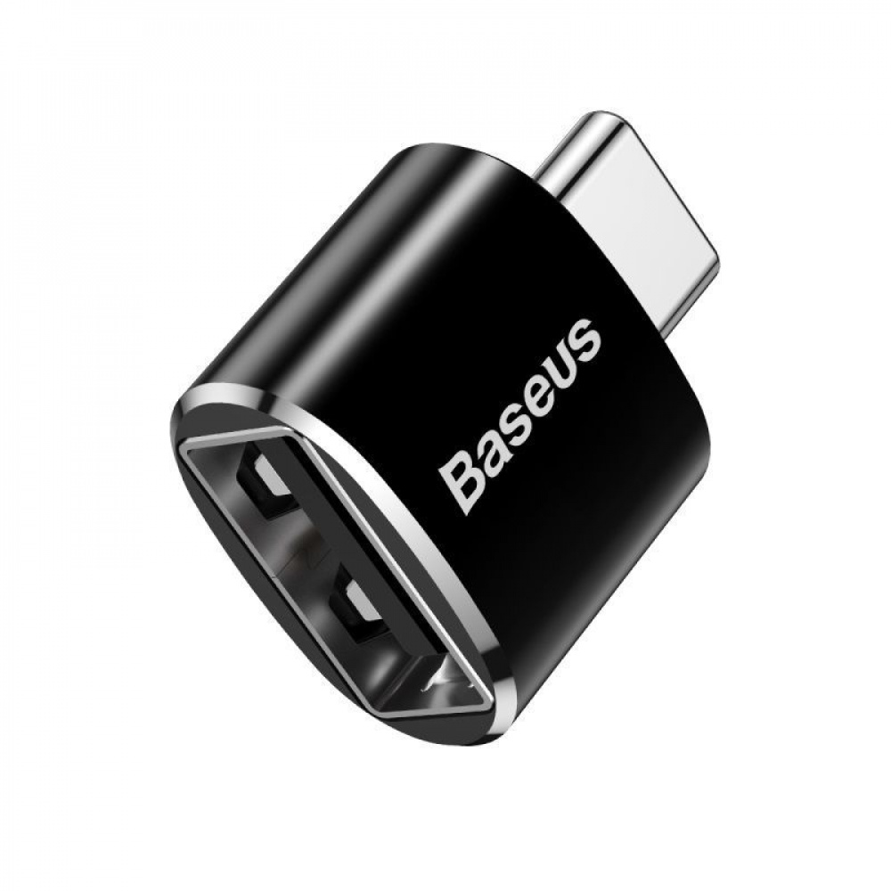 Переходник OTG Baseus USB to Type-C black