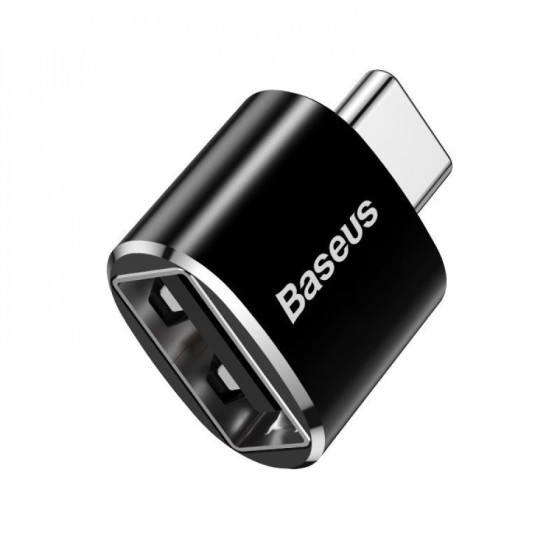 Переходник OTG Baseus USB to Type-C black