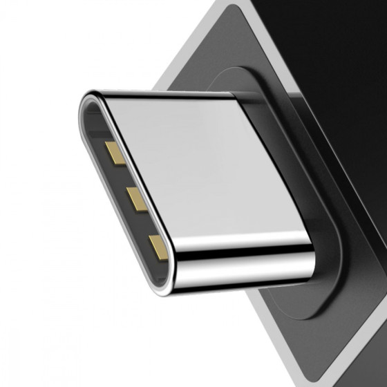 Переходник OTG Baseus USB to Type-C black