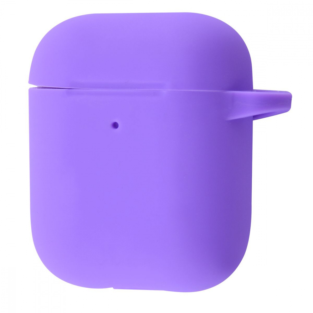 Чехол Silicone Case New для AirPods 1/2 light purple