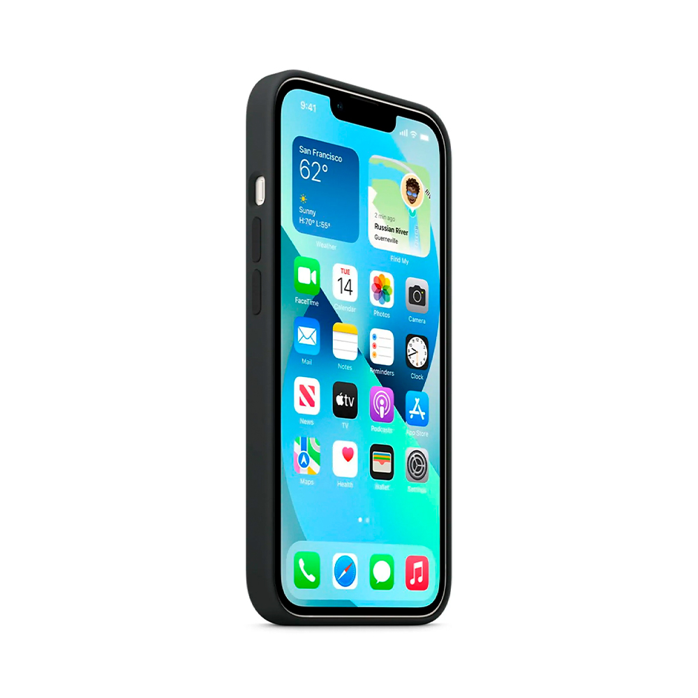 iPhone 13 Silicone Case with MagSafe - Midnight (MM2A3)