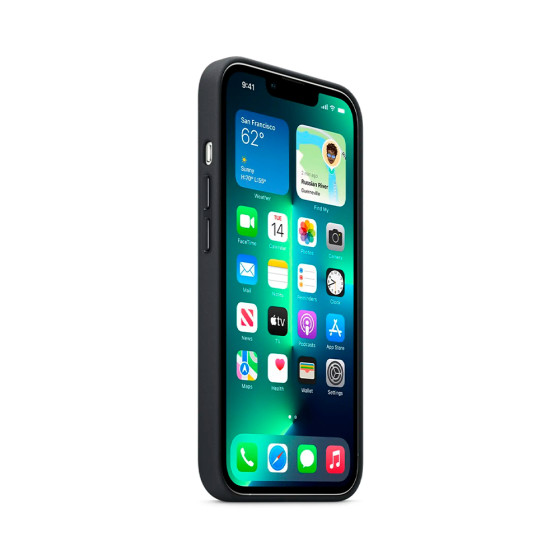 iPhone 13 Pro Leather Case с MagSafe - Midnight (MM1H3)