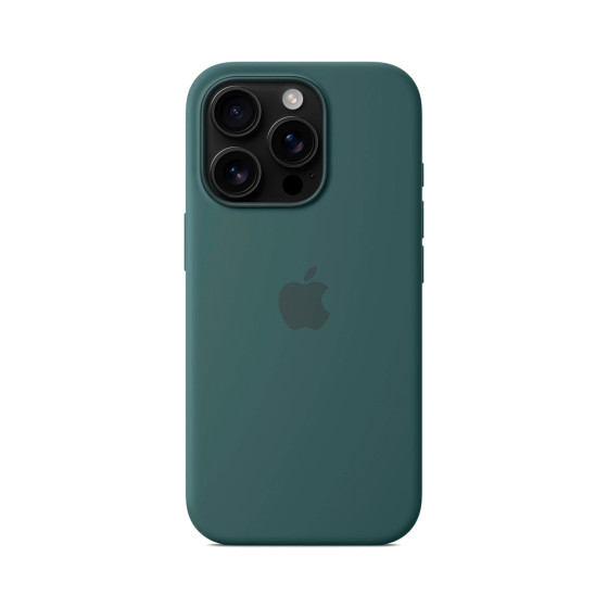 iPhone 16 Pro Silicone Case with MagSafe - Lake Green (MYYR3)
