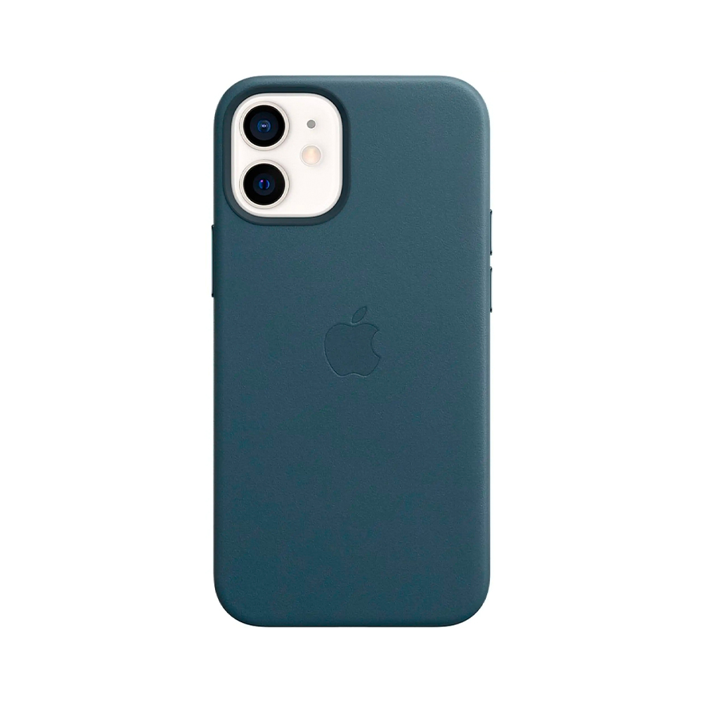 iPhone 12/12 Pro Leather Сase with MagSafe - Baltic Blue (MHKE3)