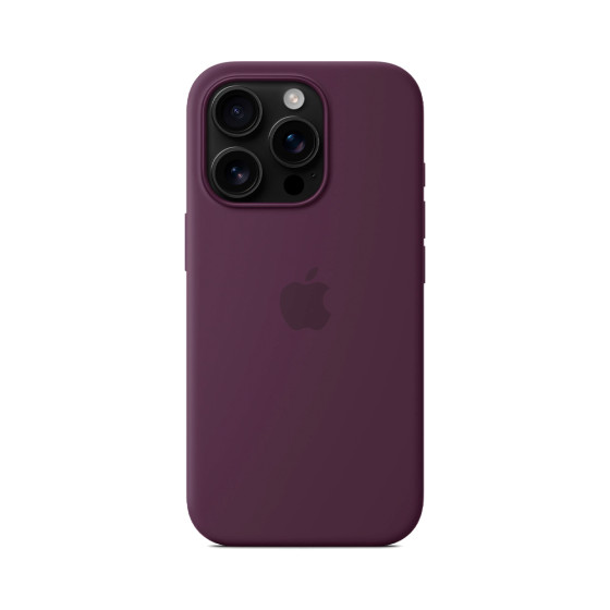 iPhone 16 Pro Silicone Case with MagSafe - Plum (MYYM3)
