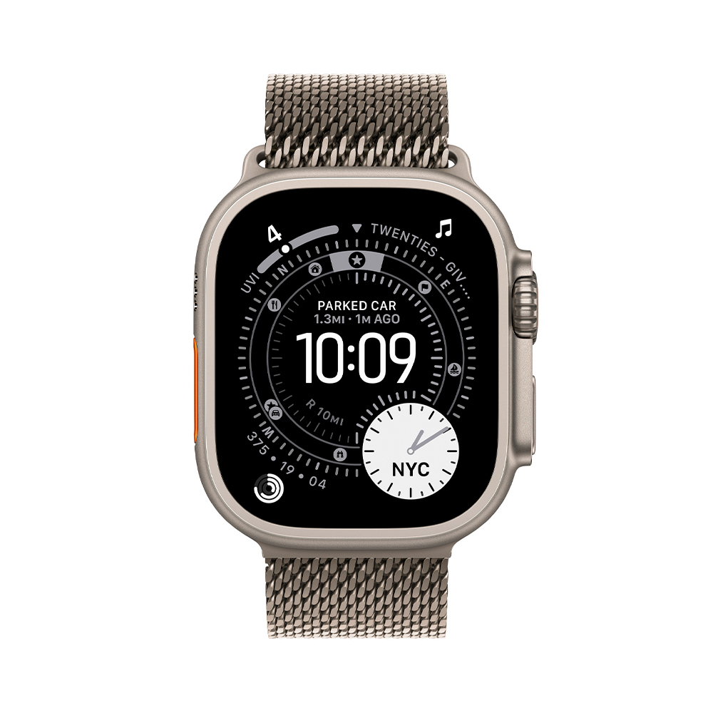 Apple Watch Milanese Loop Natural Titanium 44/45/46/49mm - Small (MXKC3)