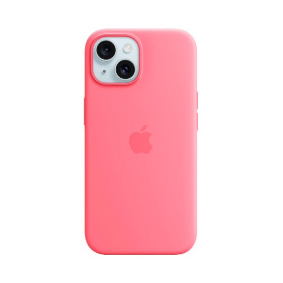 iPhone 15 Silicone Case with MagSafe - Pink (MWN93)