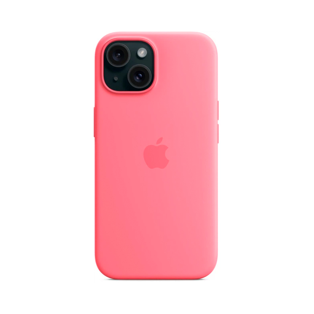 iPhone 15 Silicone Case with MagSafe - Pink (MWN93)