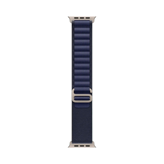 Apple Alpine Loop Band Small для Watch 49mm - Natural Titanium Finish - Navy (MXMX3)