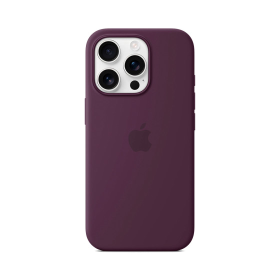 iPhone 16 Pro Silicone Case with MagSafe - Plum (MYYM3)