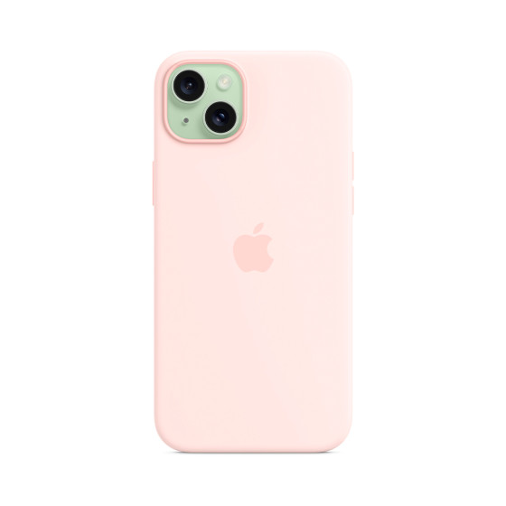 iPhone 15 Plus Silicone Case с MagSafe - Light Pink (MT143)