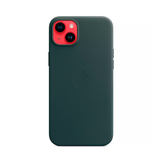 iPhone 14 Plus Leather Case with MagSafe - Forest Green (MPPA3)