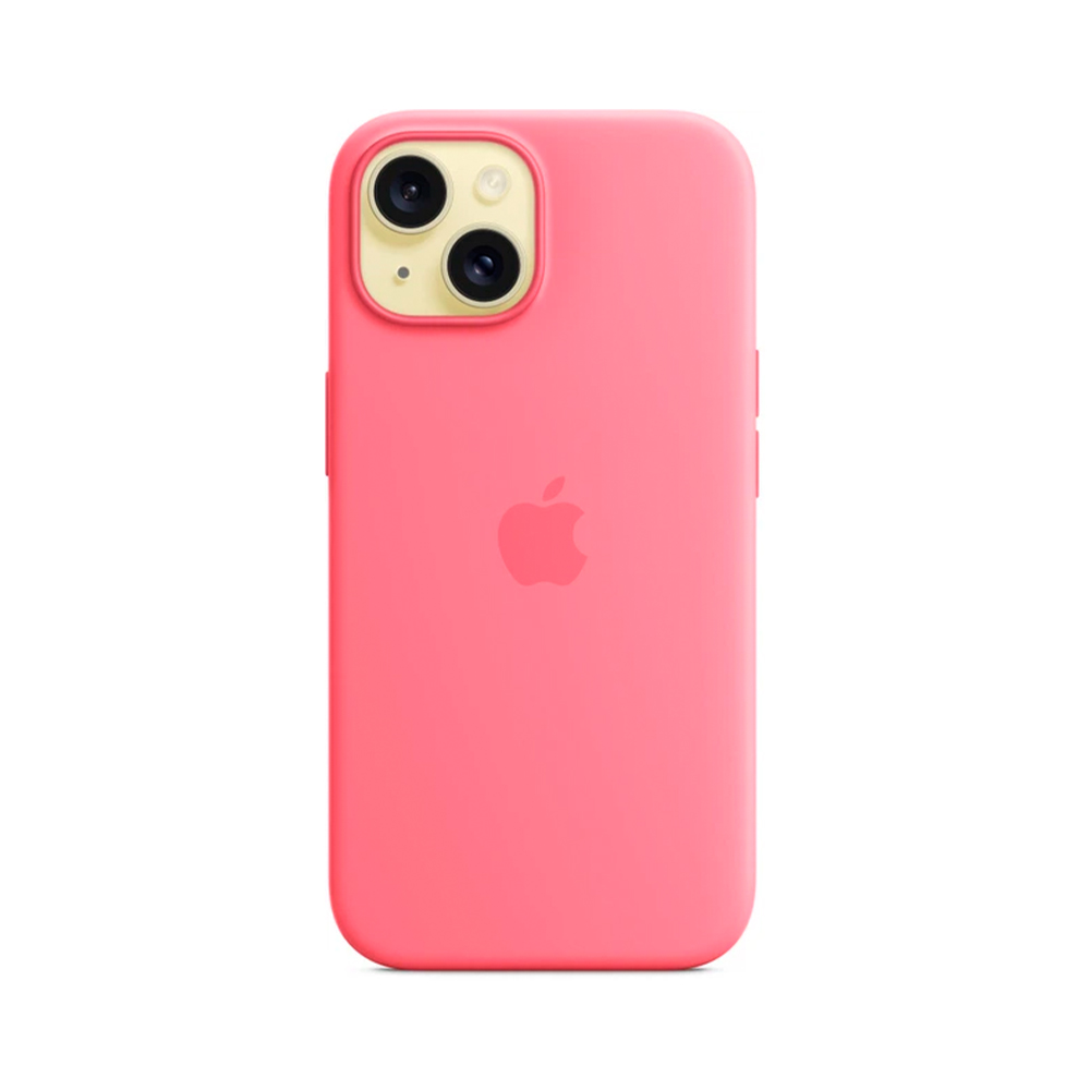 iPhone 15 Silicone Case with MagSafe - Pink (MWN93)