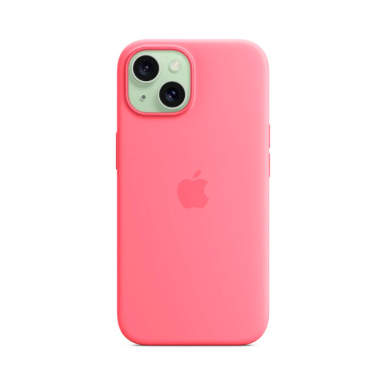 iPhone 15 Silicone Case with MagSafe - Pink (MWN93)