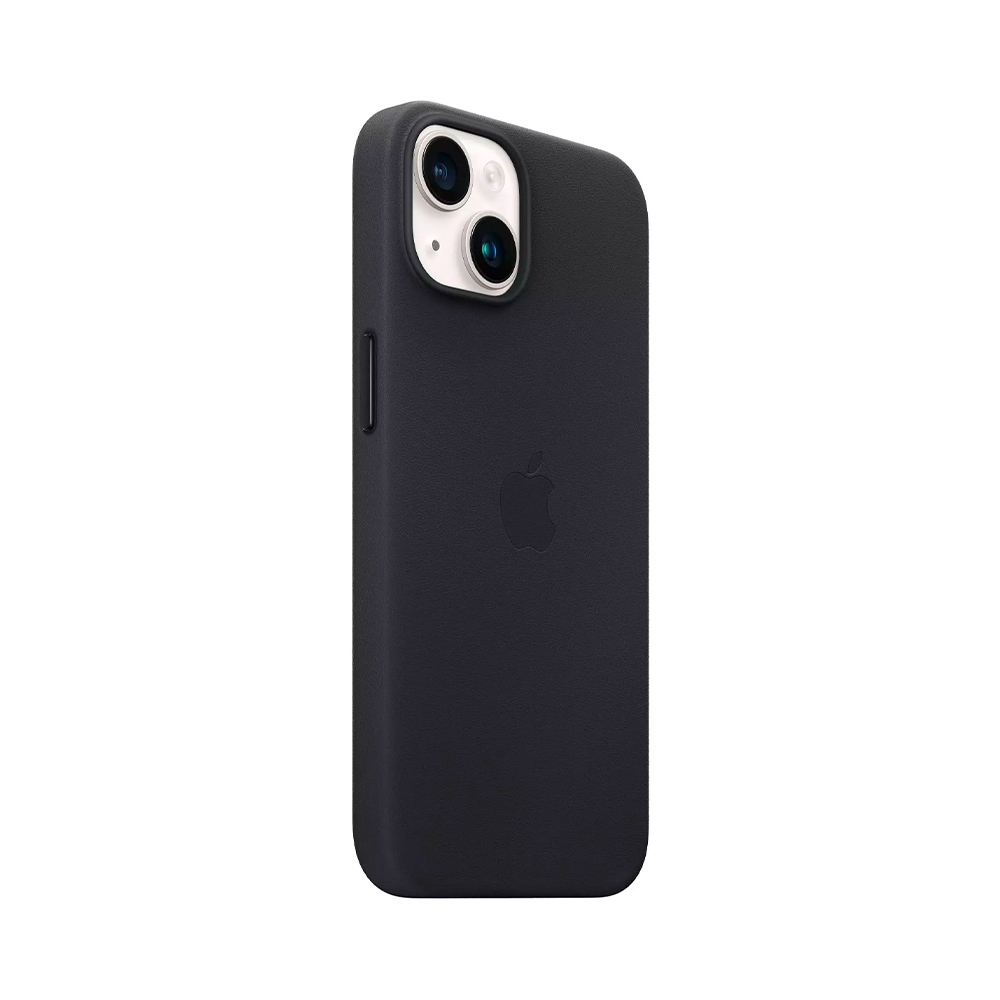 iPhone 14 Leather Case with MagSafe - Midnight (MPP43)